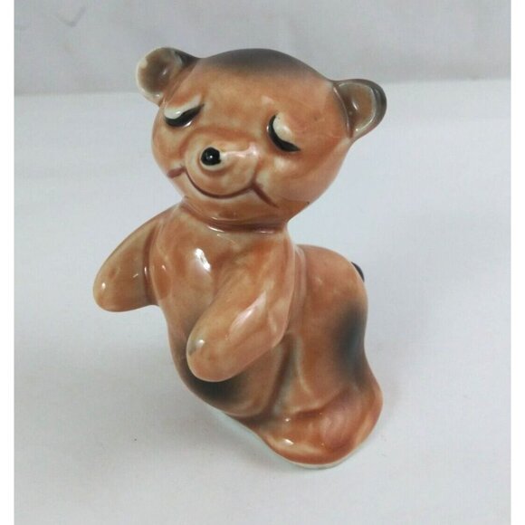 Vintage Van Tellingen Hugging Dancing Bear 3.5" Salt & Pepper Shakers - Picture 15 of 16